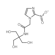 1H-Imidazole-1-acetamide,N-[2-hydroxy-1,1-bis(hydroxymethyl)ethyl]-2-nitro-结构式