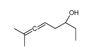(3S)-7-methylocta-5,6-dien-3-ol结构式