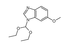 1-(diethoxymethyl)-6-methoxybenzimidazole Structure