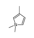 1,1,3-trimethylsilole Structure