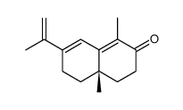 (S)-7-Isopropenyl-1,4a-dimethyl-4,4a,5,6-tetrahydro-3H-naphthalen-2-one Structure