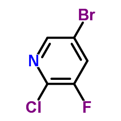 5-Bromo-2-chloro-3-fluoropyridine structure