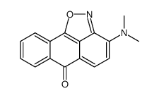 3-dimethylaminoanthra[1,9-c,d]isoxazol-6-one Structure
