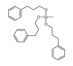 methyl-tris(3-phenylpropoxy)silane Structure