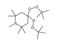 4,4-bis(tert-butylperoxy)-1,2,2,6,6-pentamethylpiperidine结构式