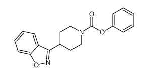 3-(4-Piperidinyl)-1,2-benzisoxazole N-Carbamic Acid Phenyl Ester结构式