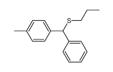 fluoren-9-ylidenemethyl n-propyl sulphide Structure