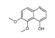 5,6-dimethoxyquinolin-4-ol结构式