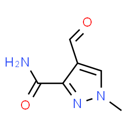 1H-Pyrazole-3-carboxamide, 4-formyl-1-methyl- (9CI) picture