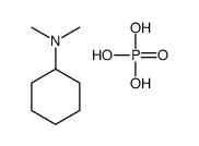 cyclohexyldimethylammonium dihydrogen phosphate Structure