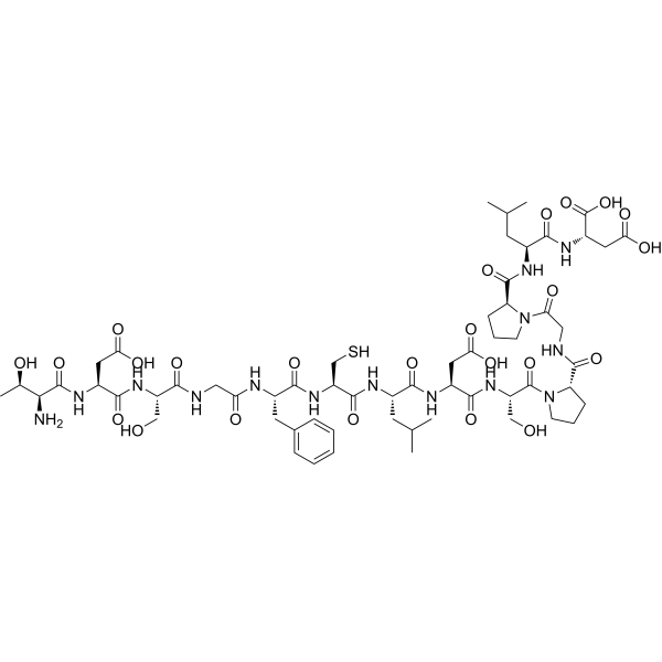 Cdc25A (80-93) (human) trifluoroacetate salt结构式