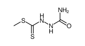 3-carbamoyl-dithiocarbazic acid methyl ester Structure