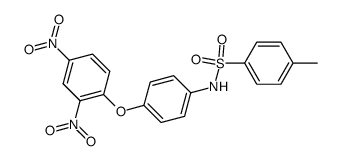 toluene-4-sulfonic acid-[4-(2,4-dinitro-phenoxy)-anilide]结构式