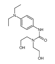 3-[4-(diethylamino)phenyl]-1,1-bis(2-hydroxyethyl)urea Structure