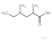 3-[Ethyl(methyl)amino]-2-methylpropanoic acid hydrochloride Structure