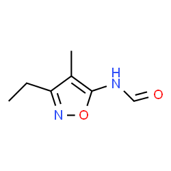Formamide,N-(3-ethyl-4-methyl-5-isoxazolyl)- structure