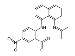 N-(2,4-dinitro-phenyl)-N'-isopropylidene-naphthalene-1,8-diyldiamine结构式