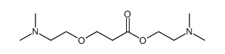 2-(dimethylamino)ethyl 3-(2-(dimethylamino)ethoxy)propanoate Structure