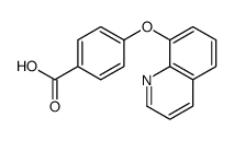 4-quinolin-8-yloxybenzoic acid Structure