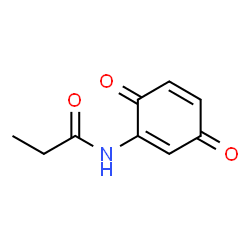 Propionamide,N-p-benzoquinonyl- (5CI)结构式