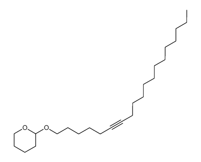 1-[(tetrahydropyran-2-yl)oxy]-6-nonadecyne结构式