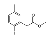 Methyl (2-iodo-5-methylphenyl)acetate Structure