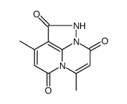 5H,8H-1,5a,8a-Triazaacenaphthylene-2,5,8(1H)-trione, 3,6-dimethyl Structure