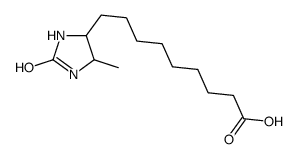 9-(5-methyl-2-oxoimidazolidin-4-yl)nonanoic acid Structure