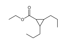 ethyl 2,3-dipropylcyclopropane-1-carboxylate Structure