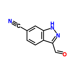 3-Formyl-1H-indazole-6-carbonitrile Structure