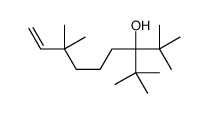 3-tert-butyl-2,2,7,7-tetramethylnon-8-en-3-ol结构式