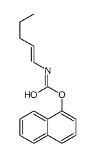 naphthalen-1-yl N-pent-1-enylcarbamate结构式