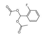 2-fluorobenzaldehyde-1,1-diacetate结构式