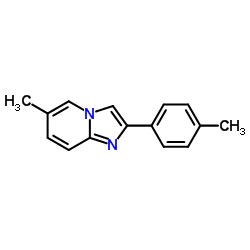 6-甲基-2-(4-甲基苯基)-咪唑并[1,2-a]吡啶-d6结构式