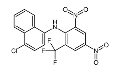 4-chloro-N-[2,4-dinitro-6-(trifluoromethyl)phenyl]naphthalen-1-amine Structure