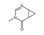 3-methyl-3,5-diazabicyclo[4.1.0]hept-4-en-2-one Structure