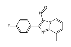 2-(4-fluorophenyl)-8-methyl-3-nitrosoimidazo[1,2-a]pyridine Structure