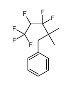 (3,3,4,5,5,5-hexafluoro-2,2-dimethylpentyl)benzene结构式