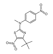 2--5-nitro-4-t-butylthiazole Structure