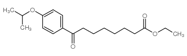 ETHYL 8-OXO-8-(4-ISOPROPOXYPHENYL)OCTANOATE structure