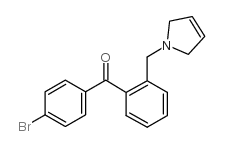 4'-BROMO-2-(3-PYRROLINOMETHYL) BENZOPHENONE结构式