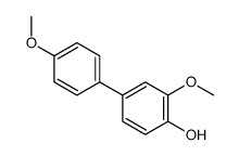 2-methoxy-4-(4-methoxyphenyl)phenol Structure