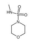 Morpholine-4-sulfonic acid methylamide Structure