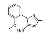 2-(2-methoxyphenyl)-5-methyl-2H-pyrazol-3-ylamine Structure