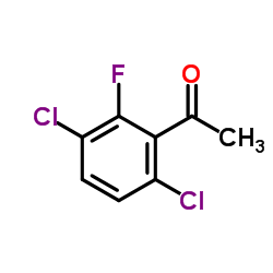 3',6'-Dichloro-2'-fluoroacetophenone Structure