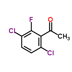 3',6'-Dichloro-2'-fluoroacetophenone structure