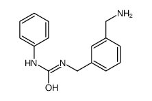 1-[[3-(aminomethyl)phenyl]methyl]-3-phenylurea Structure