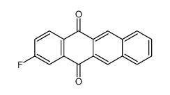 2-fluorotetracene-5,12-dione结构式