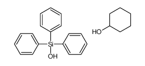 cyclohexanol,hydroxy(triphenyl)silane结构式