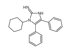 1-cyclohexyl-4,5-diphenylimidazol-2-amine结构式